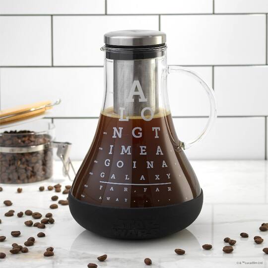 JoyJolt® Star Wars™ 48oz. Eye Chart Cold Brew Glass Pitcher